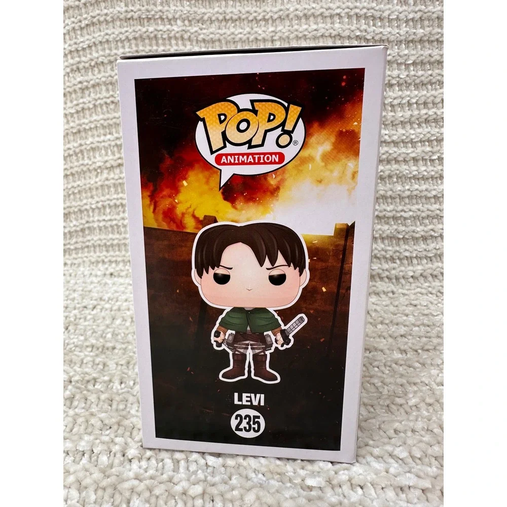 Funko Pop Attack on‎ Titan Levi 235 Vinyl Figure Anime Kids Toy Collectible 4in